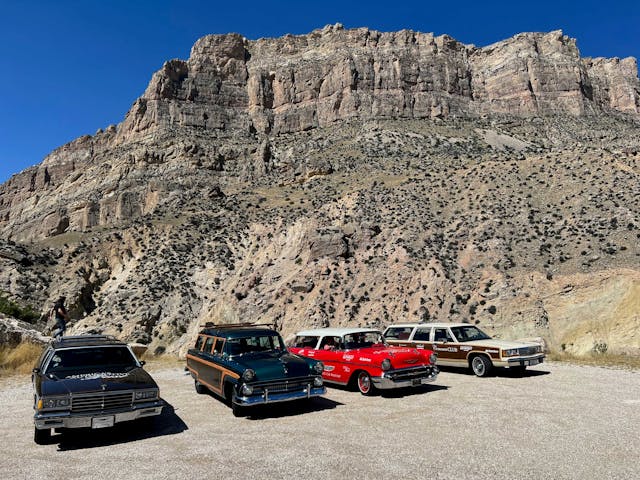 Never Stop Driving Ford Country Squire and other wagons in the mountains
