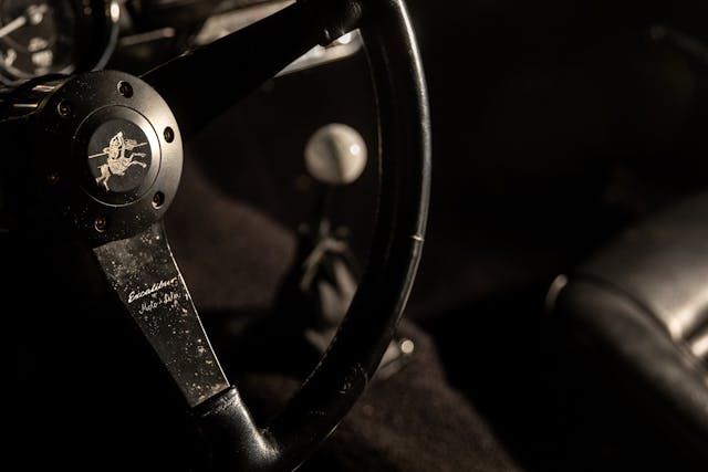 Crustang Ford Mustang Patina car steering wheel