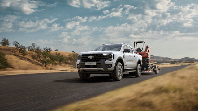 Ford Ranger Plug-in Hybrid towing