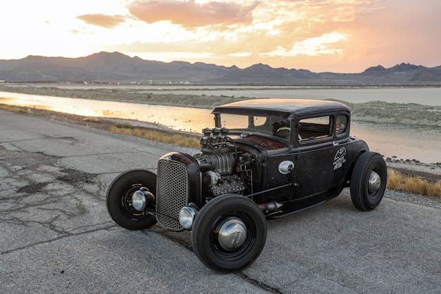 bat outa hell model a coupe hot rod erik hansen