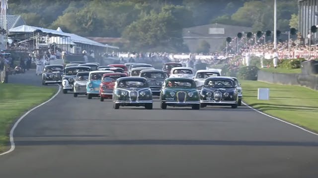 Goodwood Ford St Marys Trophy vintage racing action