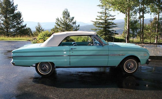 Jimmy Buffett owned 1963-Ford-Falcon-Sprint-Convertible side