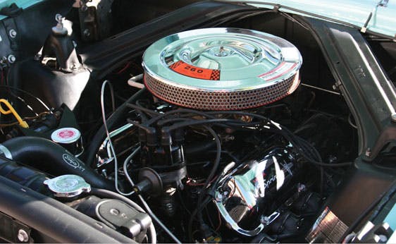 Jimmy Buffett owned 1963-Ford-Falcon-Sprint-Convertible engine