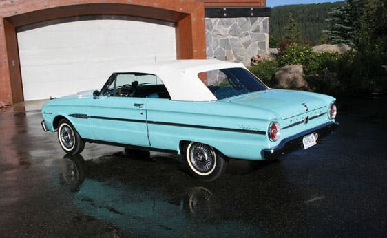 Jimmy Buffett owned 1963-Ford-Falcon-Sprint-Convertible rear