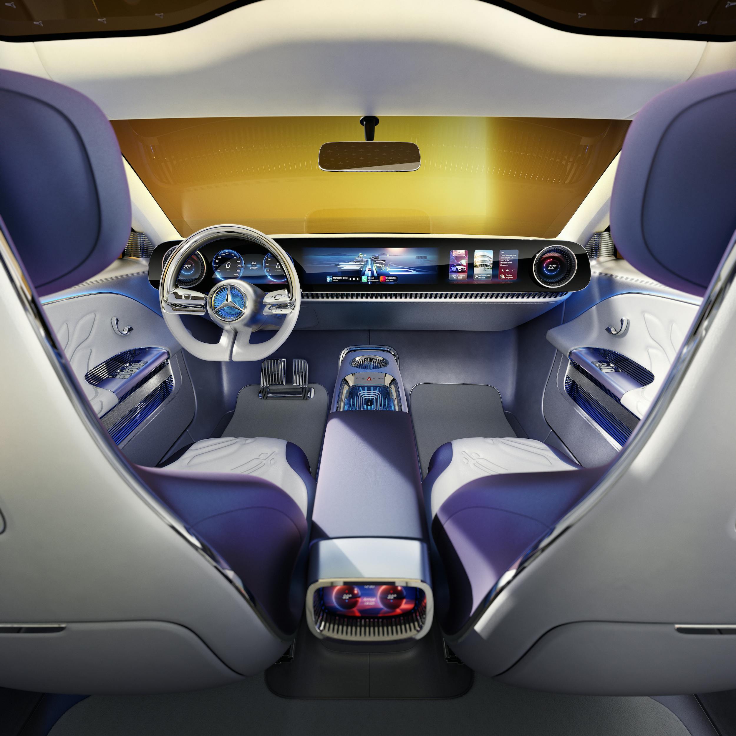 Mercedes-Benz Concept CLA Class interior front