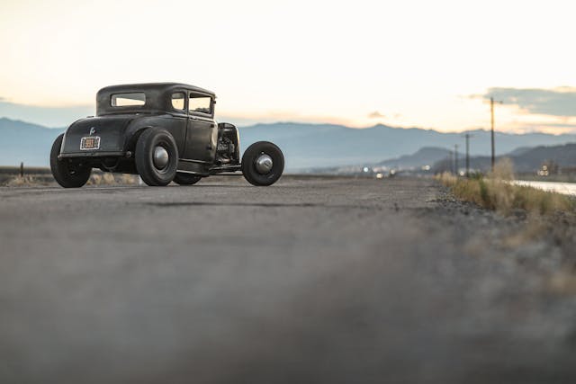 bat outa hell model a coupe hot rod erik hansen