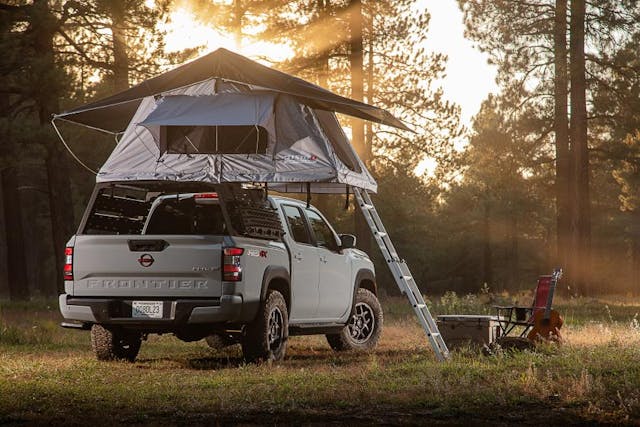 Nissan Frontier NISMO rooftop tent