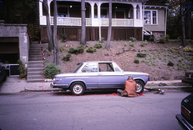 Rob Siegel street parking diy repair vintage shot 80s
