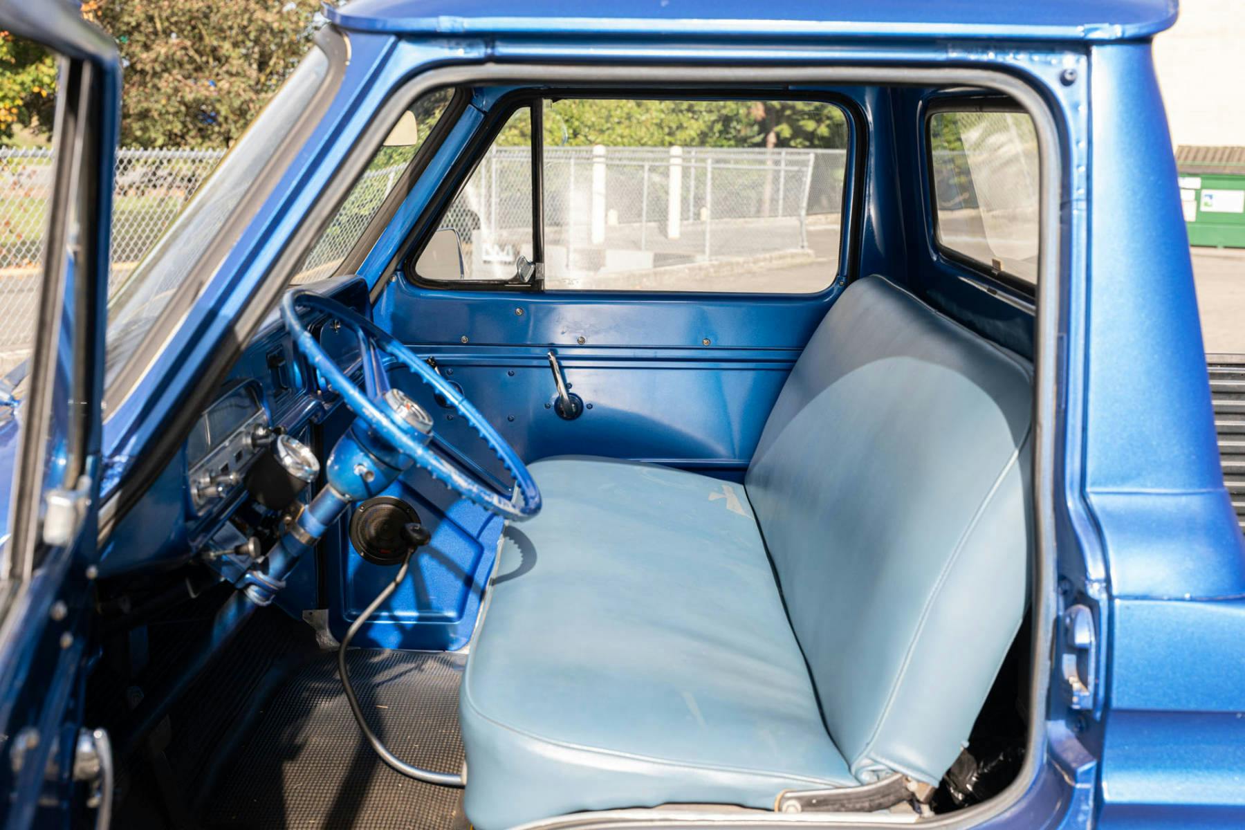 1961 Chevrolet Corvair 95 Rampside Pickup interior