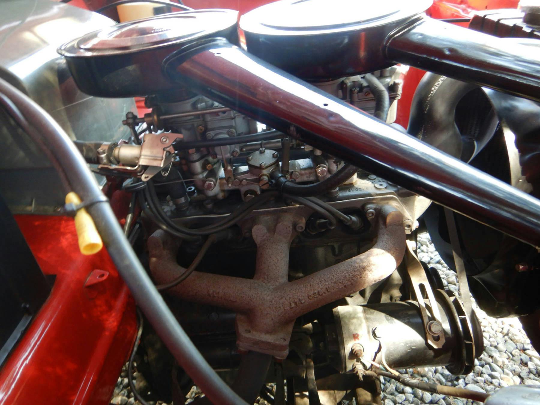 1968 Opel Kadett Deluxe Wagon engine closeup