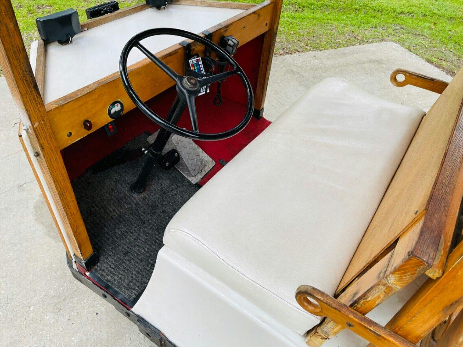 1970 Walt Disney World Trolley front seat steering