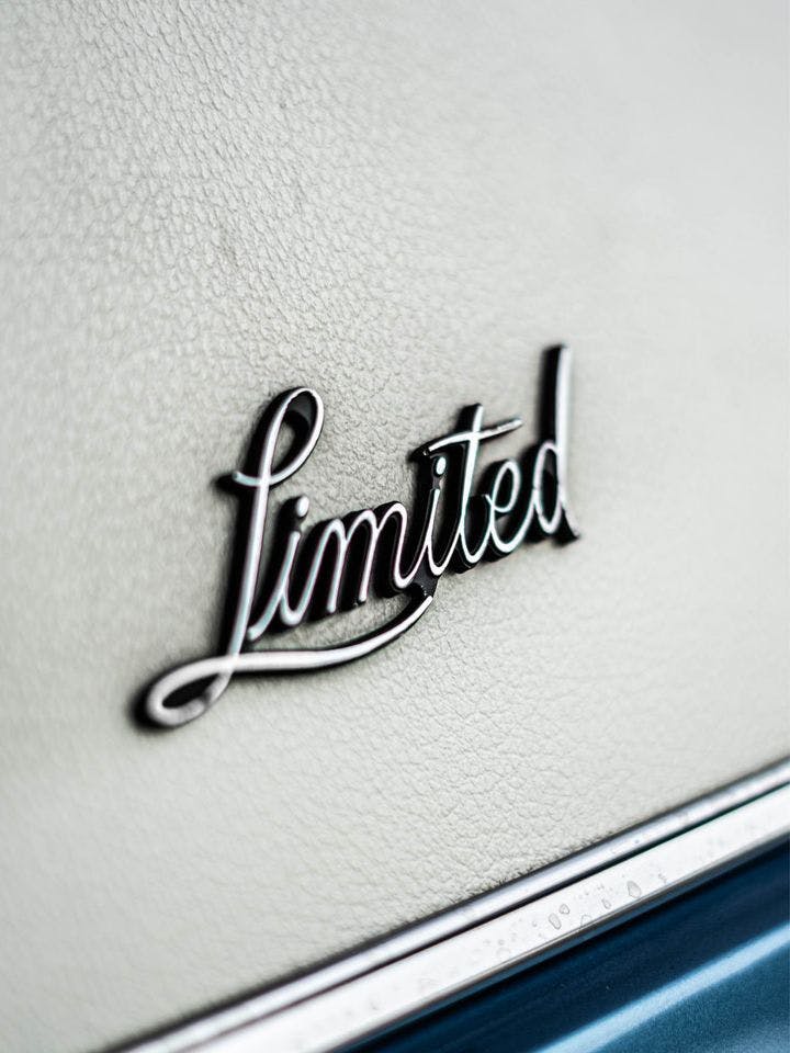 1971 Buick electra prototype limited cover lettering