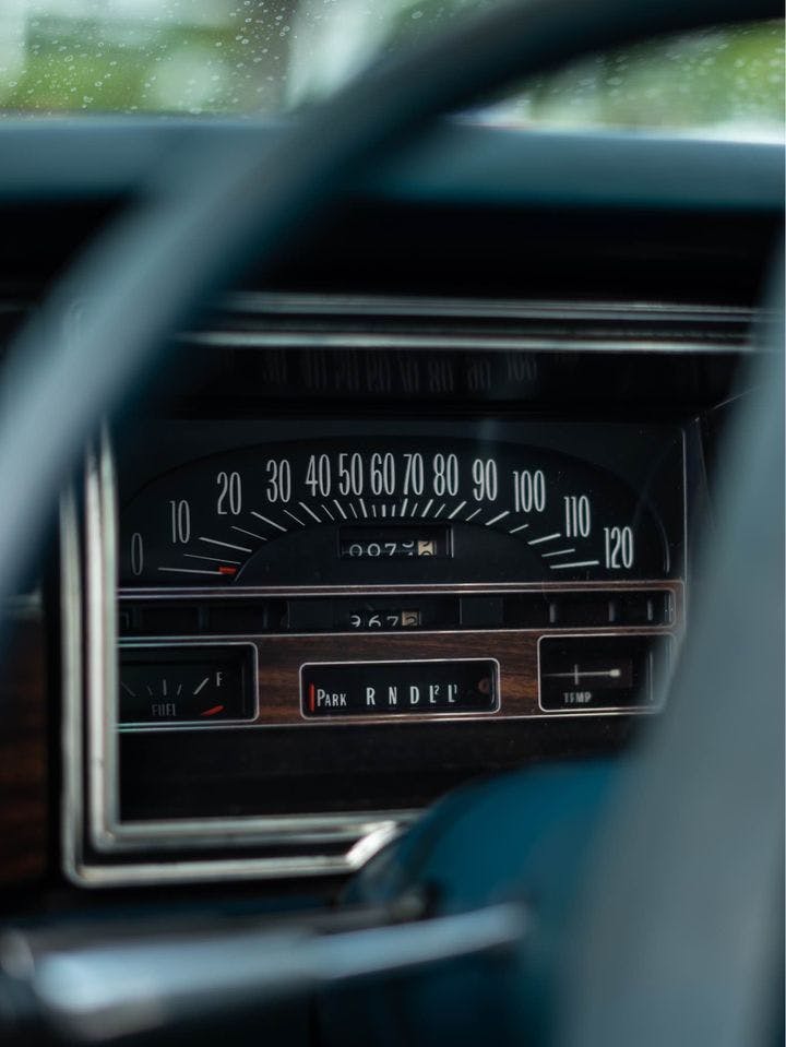 1971 Buick electra prototype limited interior speedometer