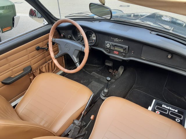 1981 Karmann Ghia II interior