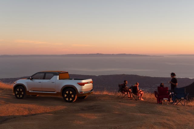 Toyota small ev trucklet concept hilltop ocean view