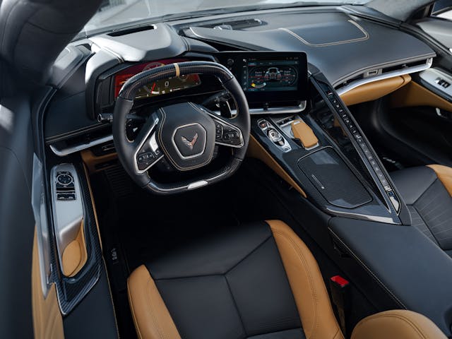 2024 Chevrolet Corvette E-Ray interior high angle