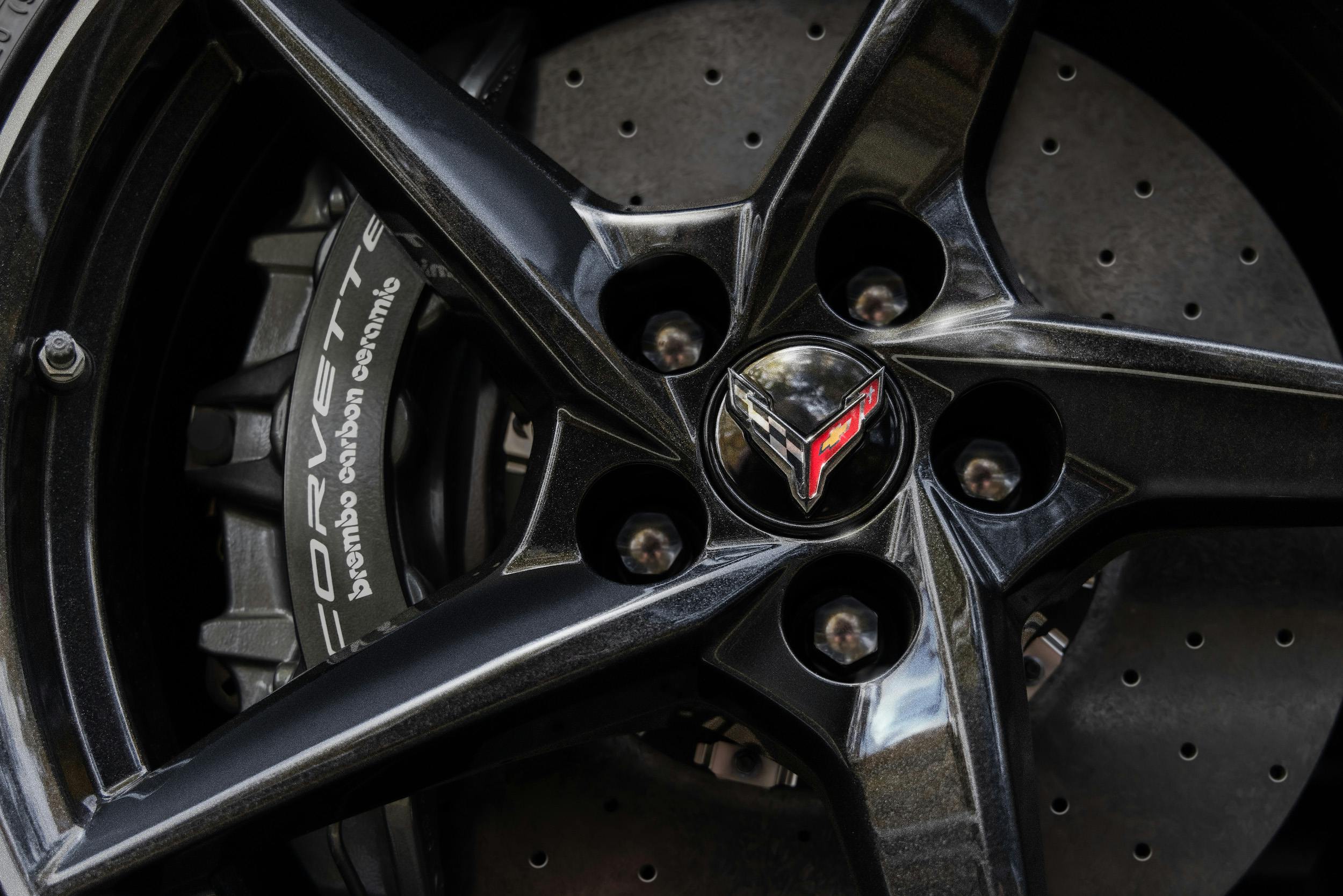2024 Chevrolet Corvette E-Ray wheel brake detail