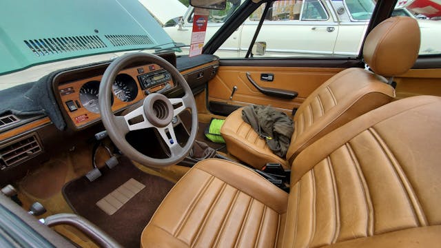 1981 VW Scirocco interior