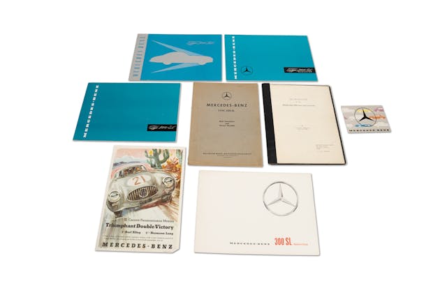Car collections are more than just cars, of course. These books belonged to legendary F1 driver Phil Hill and were auctioned by Gooding & Company