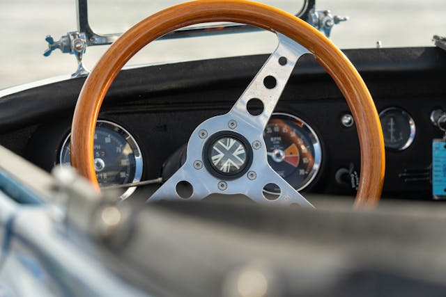 1967 MG Midget steering wheel