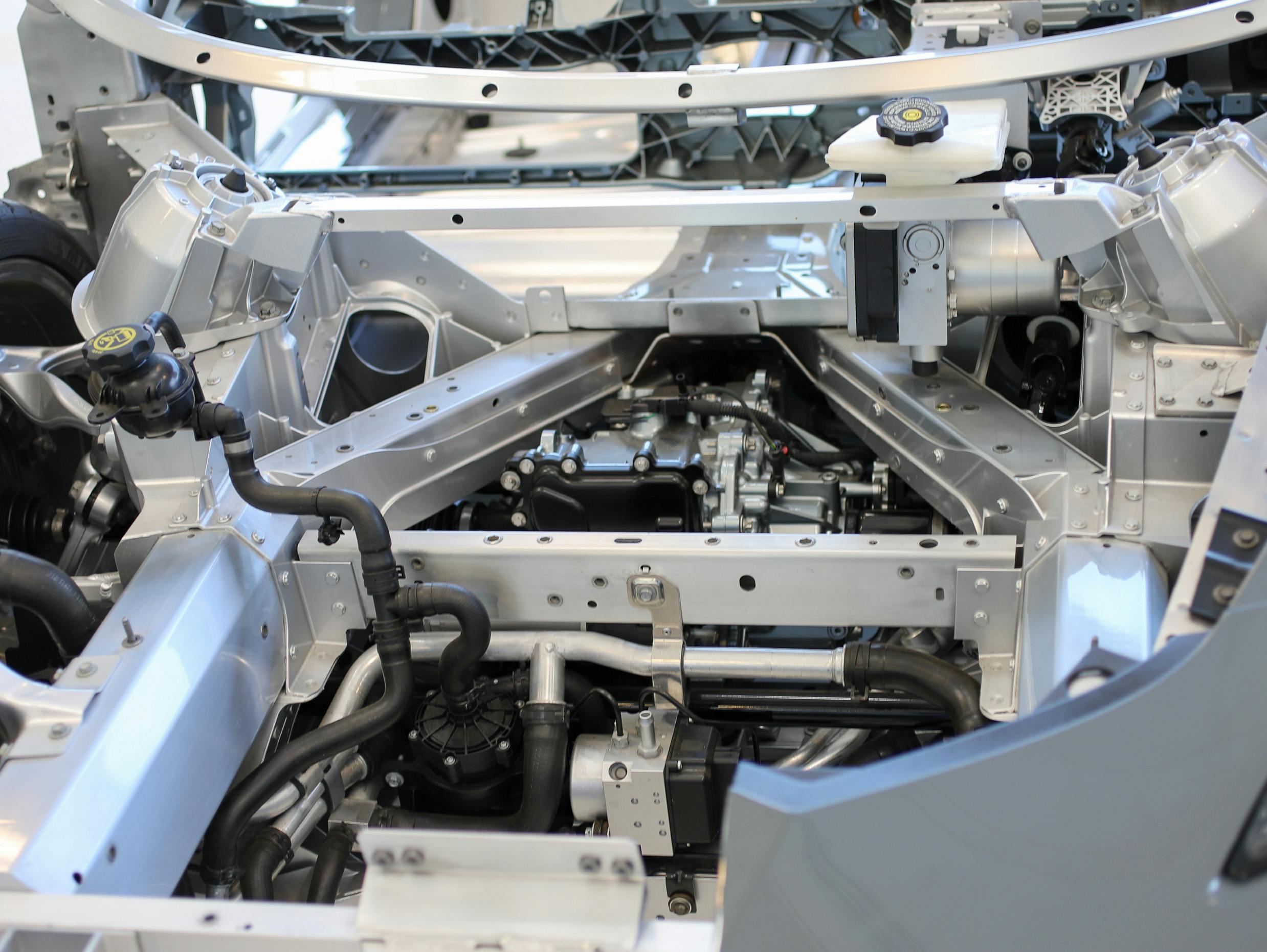 Corvette E-Ray chassis detail