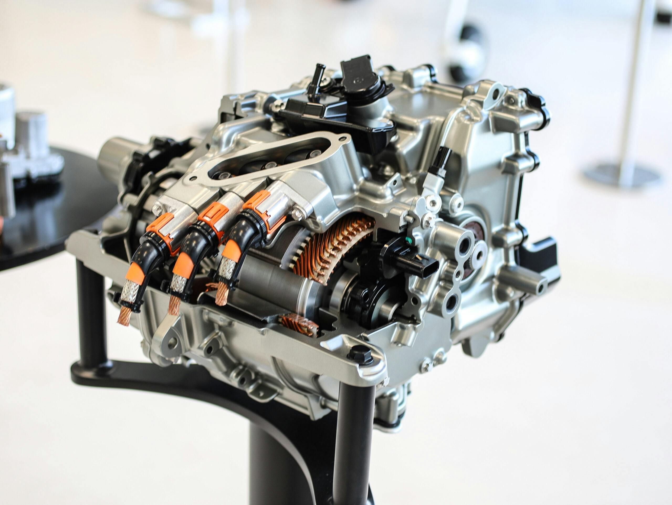 Corvette E-Ray engine detail