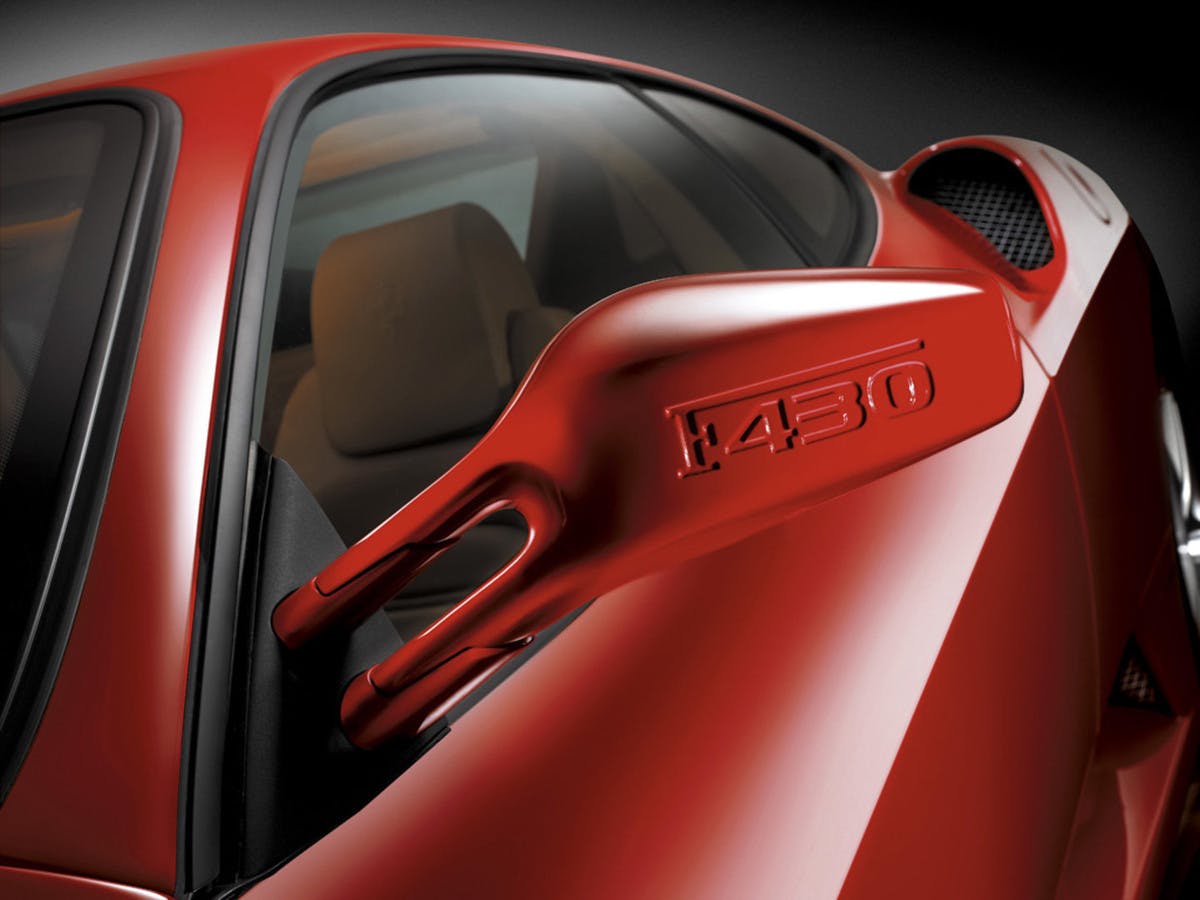 Ferrari F430 mirror detail