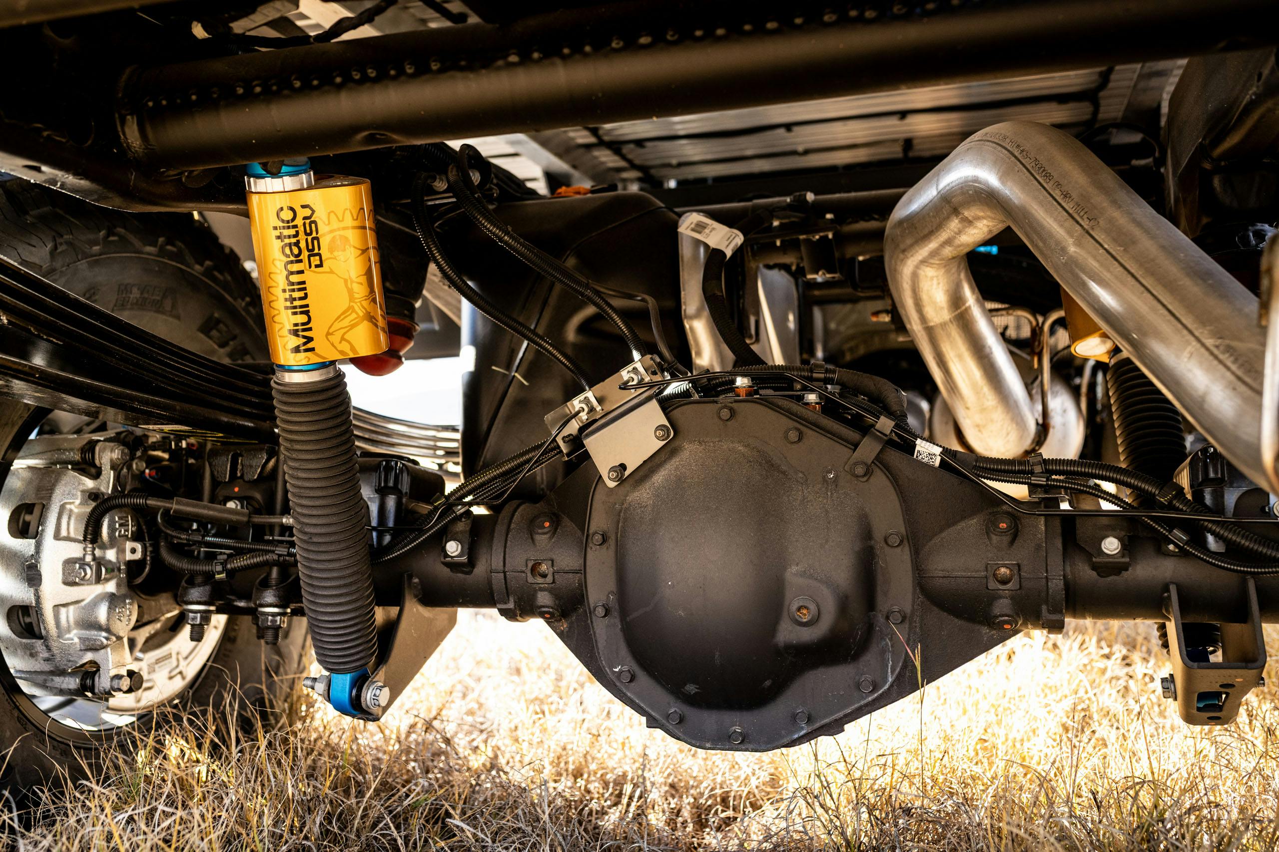 AEV Sierra Grande Concept underbody rear axle and suspension
