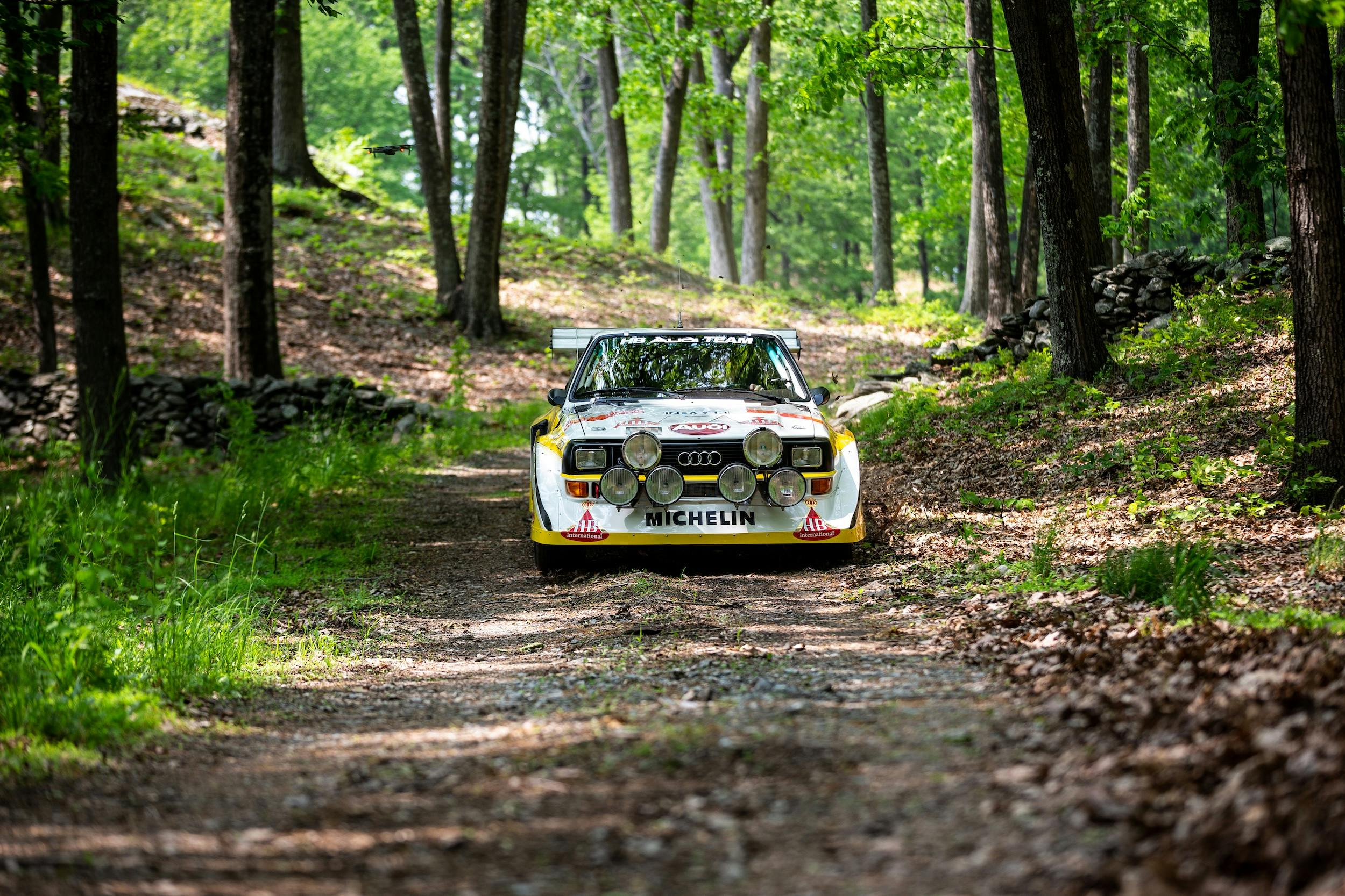 1985 Audi Sport Quattro S1 E2 woods front Group B rally