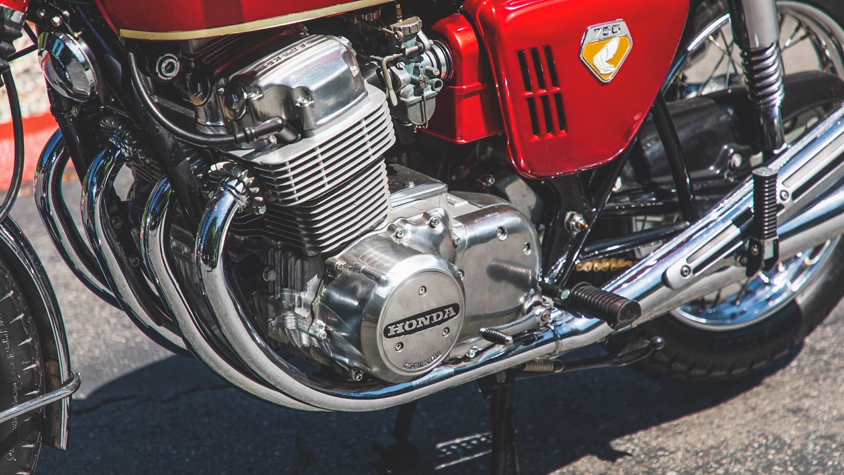 Honda vintage motorcycle engine