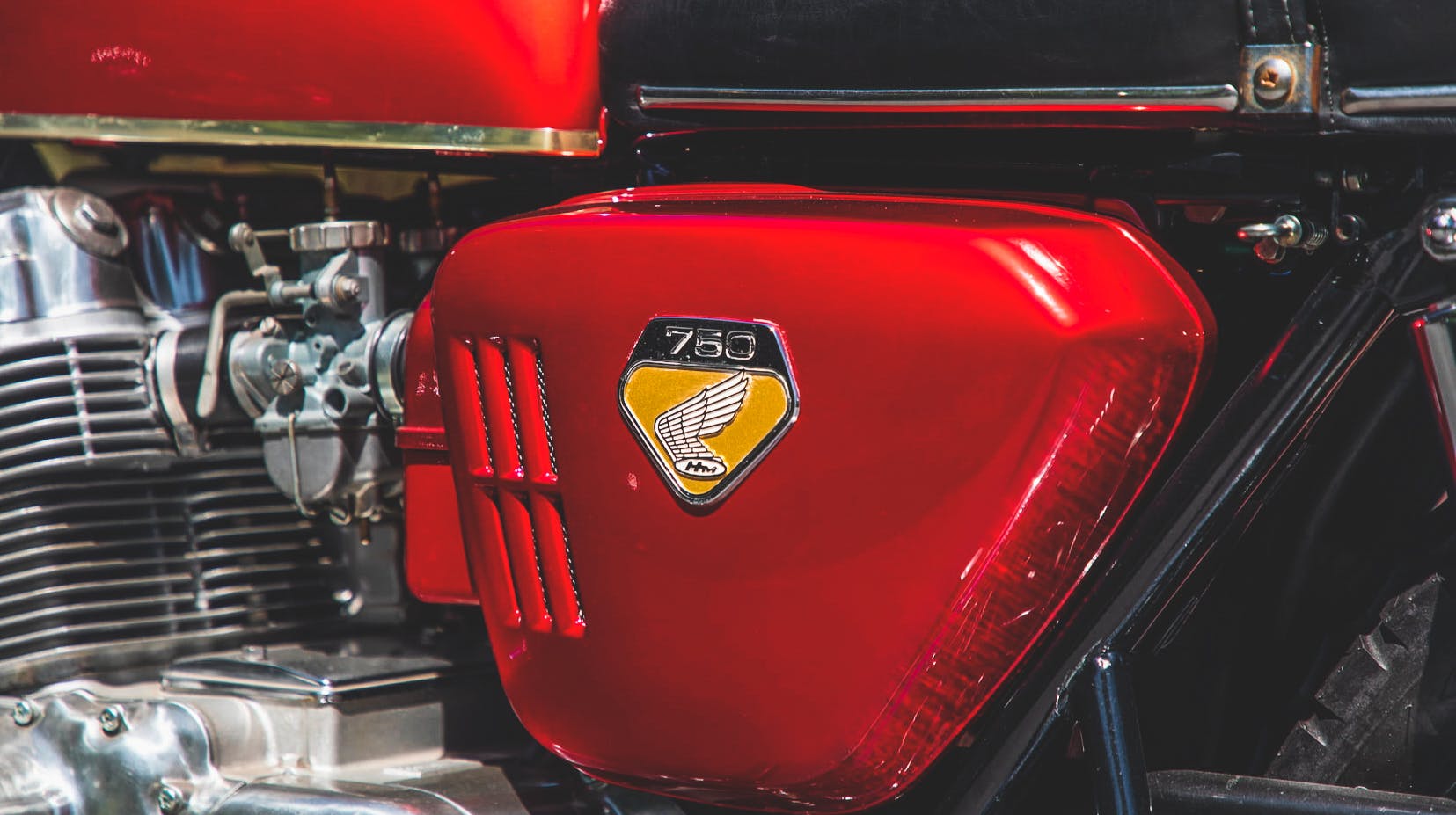 Honda vintage motorcycle badge