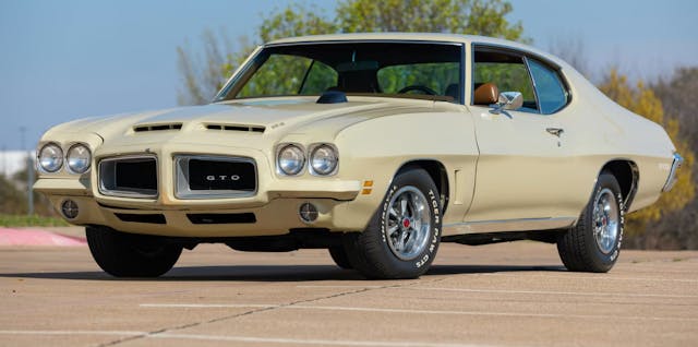 1972 Pontiac GTO front three quarter