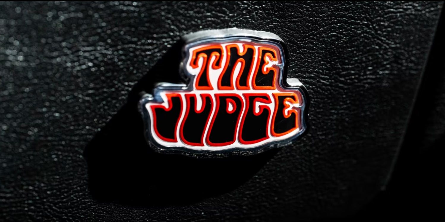GTO Judge logo emblem detail