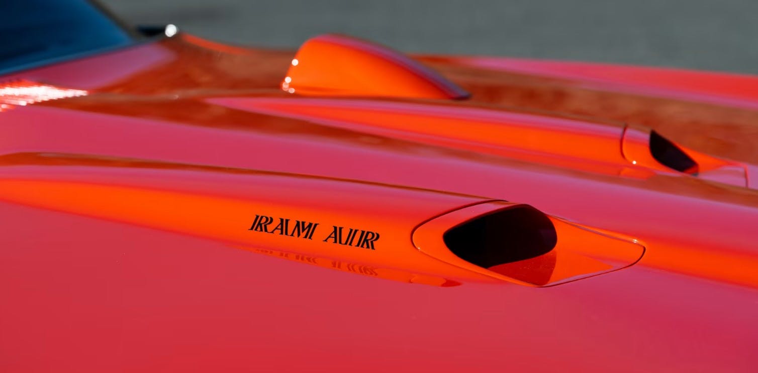 Pontiac GTO Ram Air hood detail