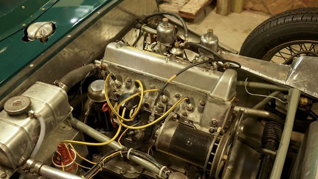 Lotus Eleven engine bay