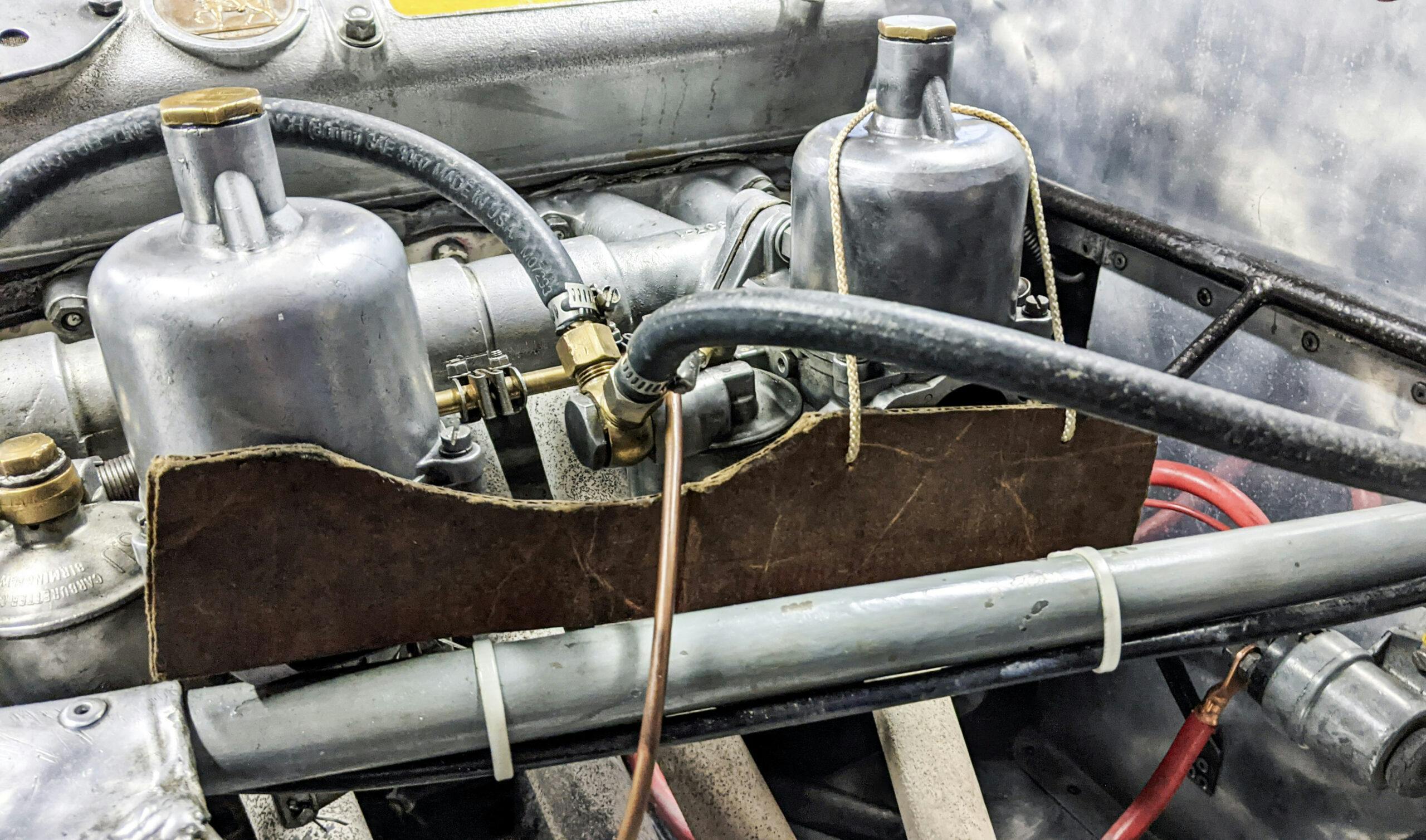 Lotus Eleven engine hoses