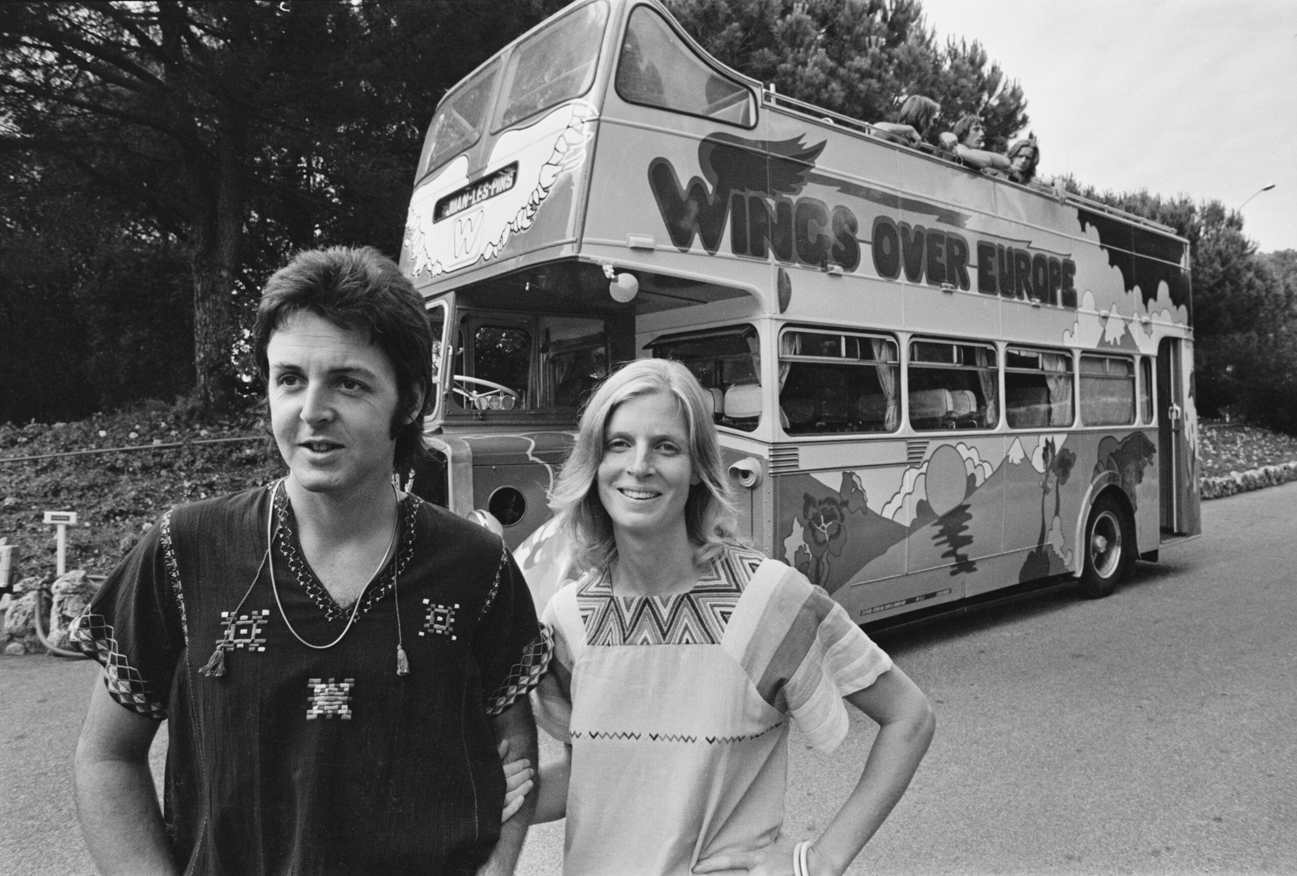 Paul McCartney and Wings' 1972 European tour bus is a psychedelic