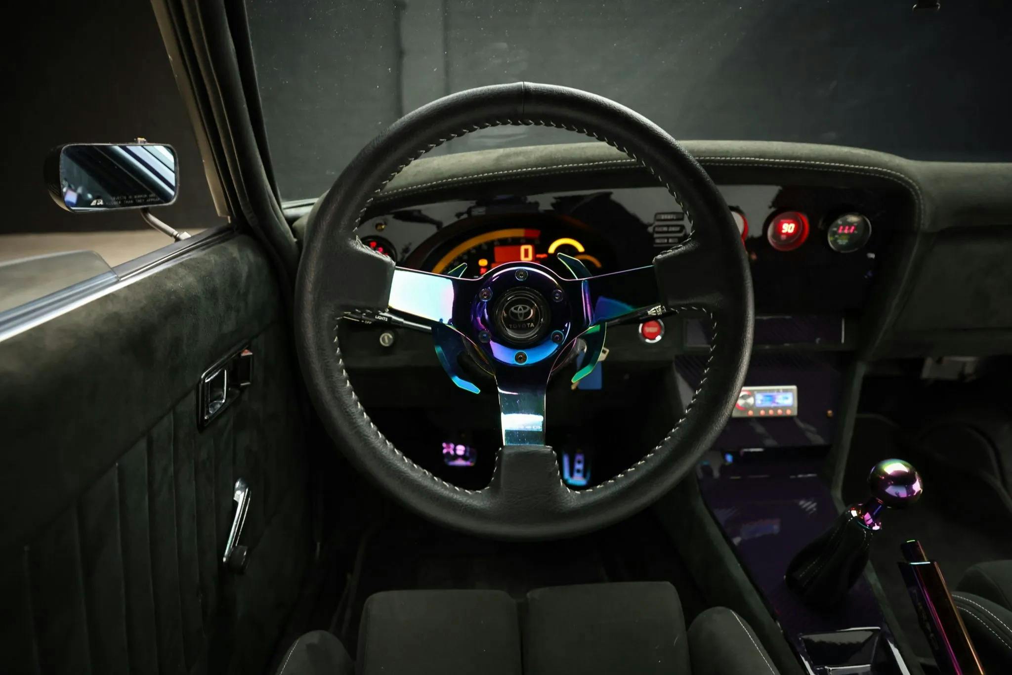 Custom S2K Celica steering wheel