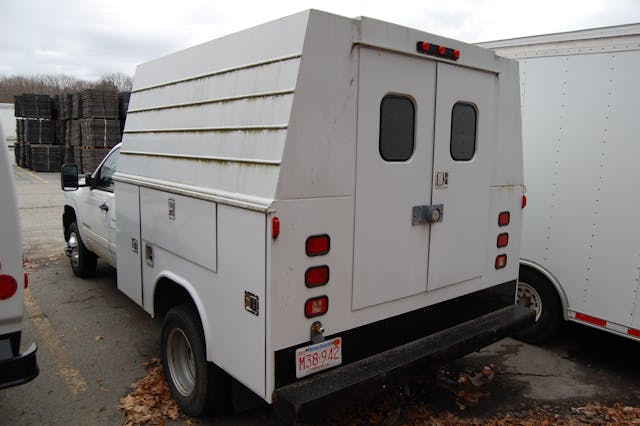 Siegel Dually Diesel Silverado rear three quarter