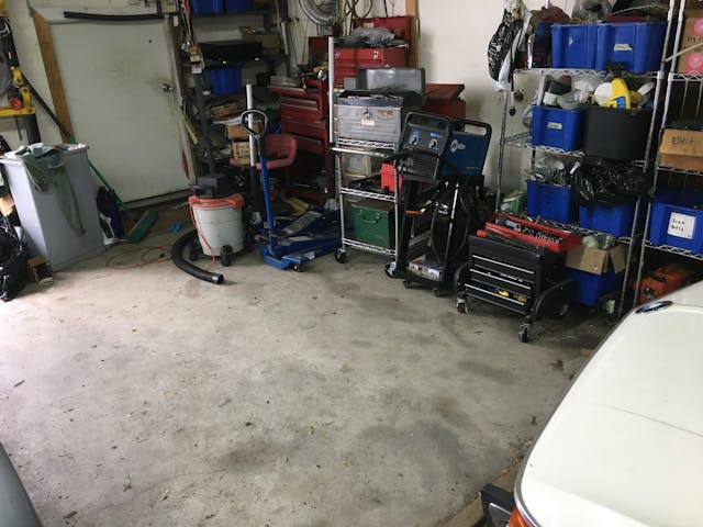 Rob Siegel garage empty floor space