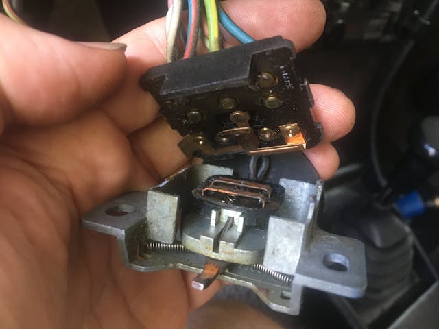 Siegel roadside repair electronic switch