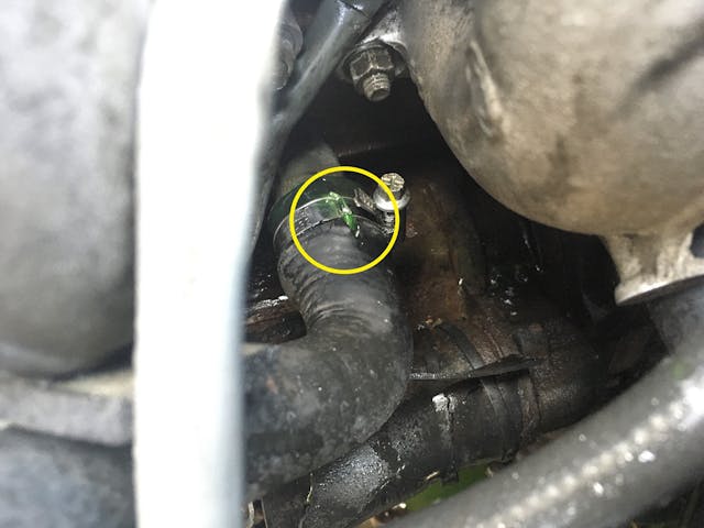 Siegel roadside repair hose clamp leak