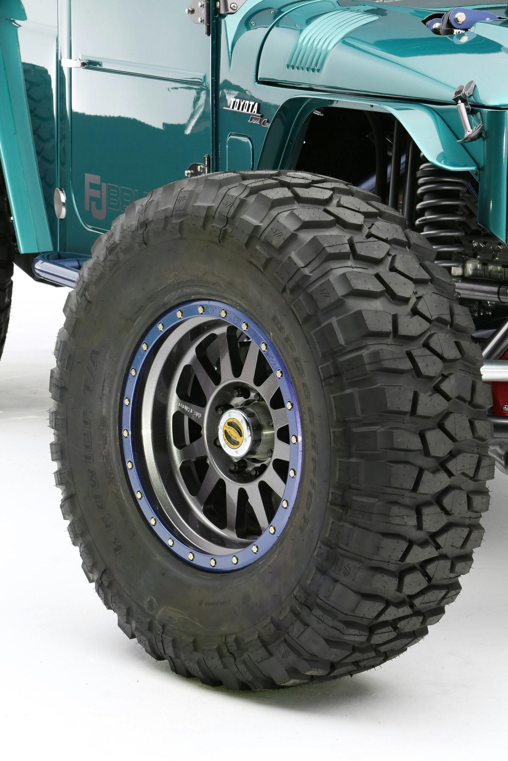 Toyota FJ Bruiser wheel and tire detail