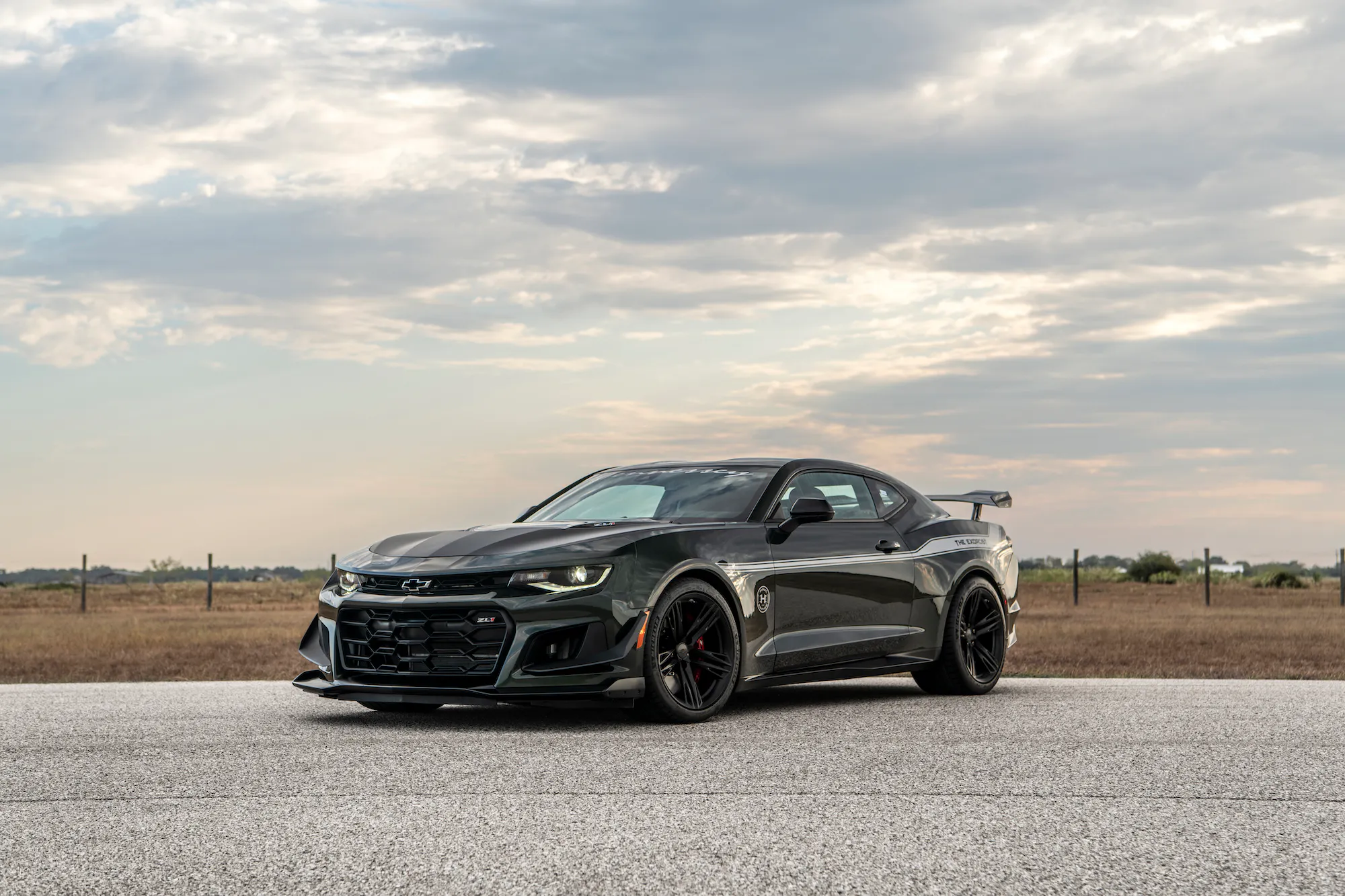 hennessey custom camaro exorcist front three quarter