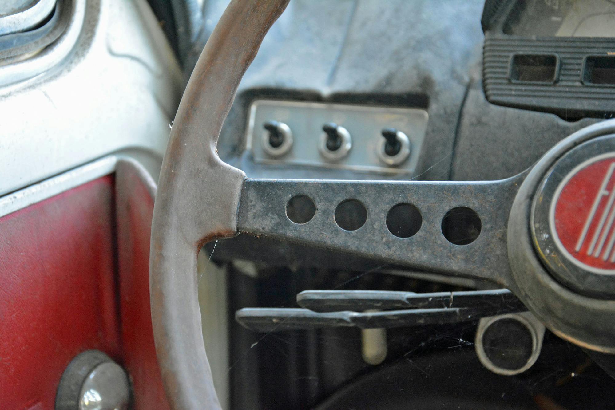 1969 Fiat 850 wheel detail