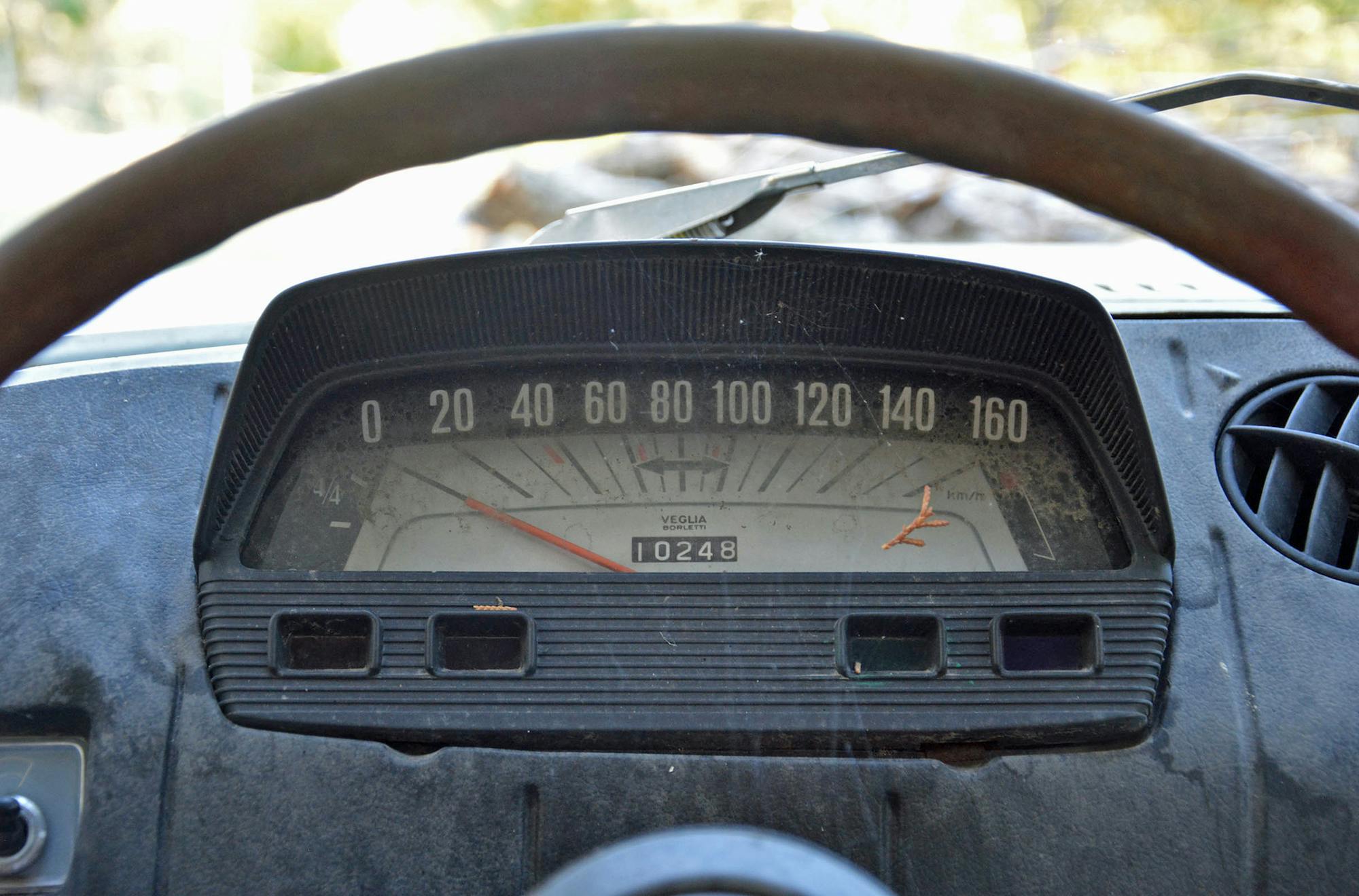 1969 Fiat 850 speedometer