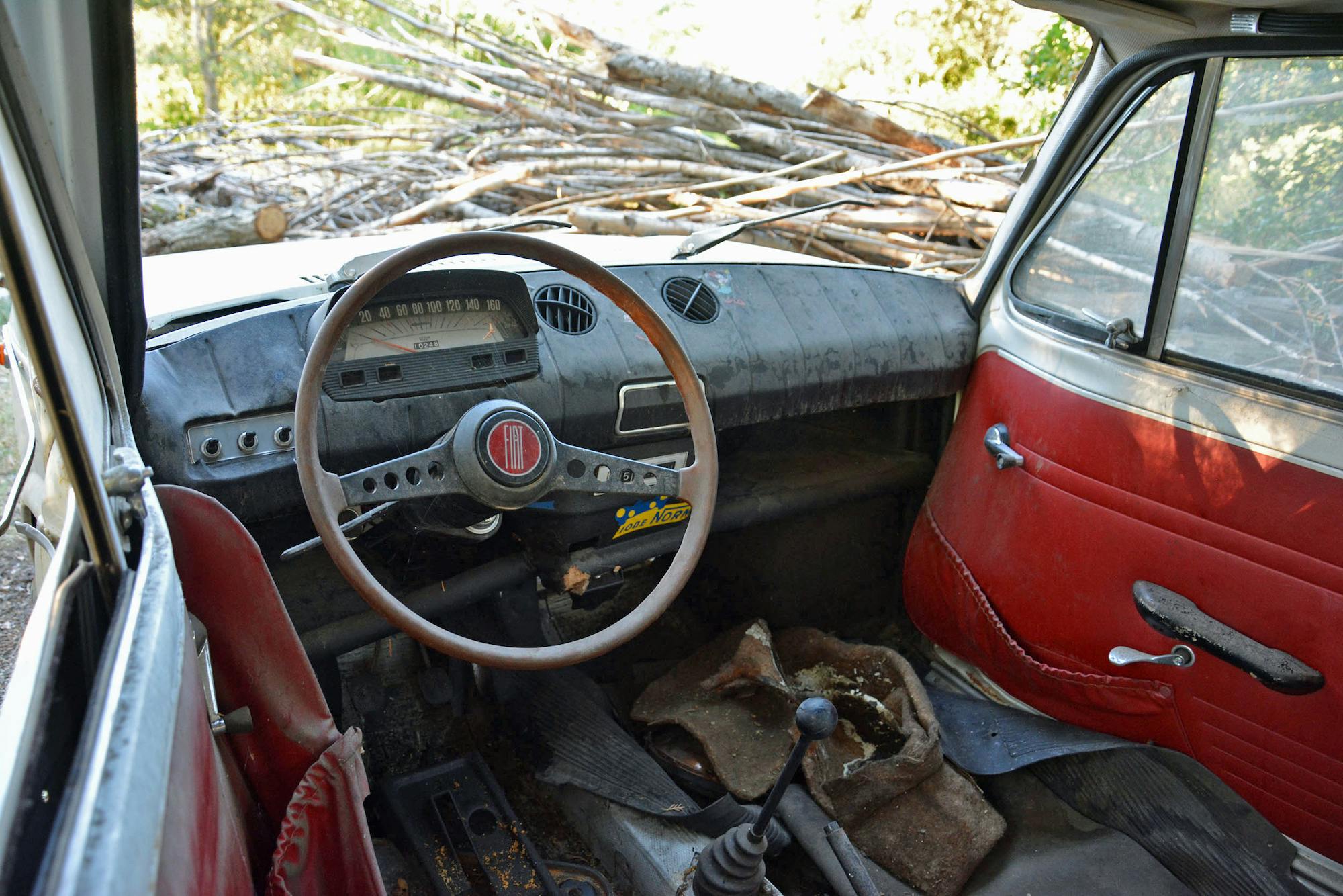 1969 Fiat 850 interior