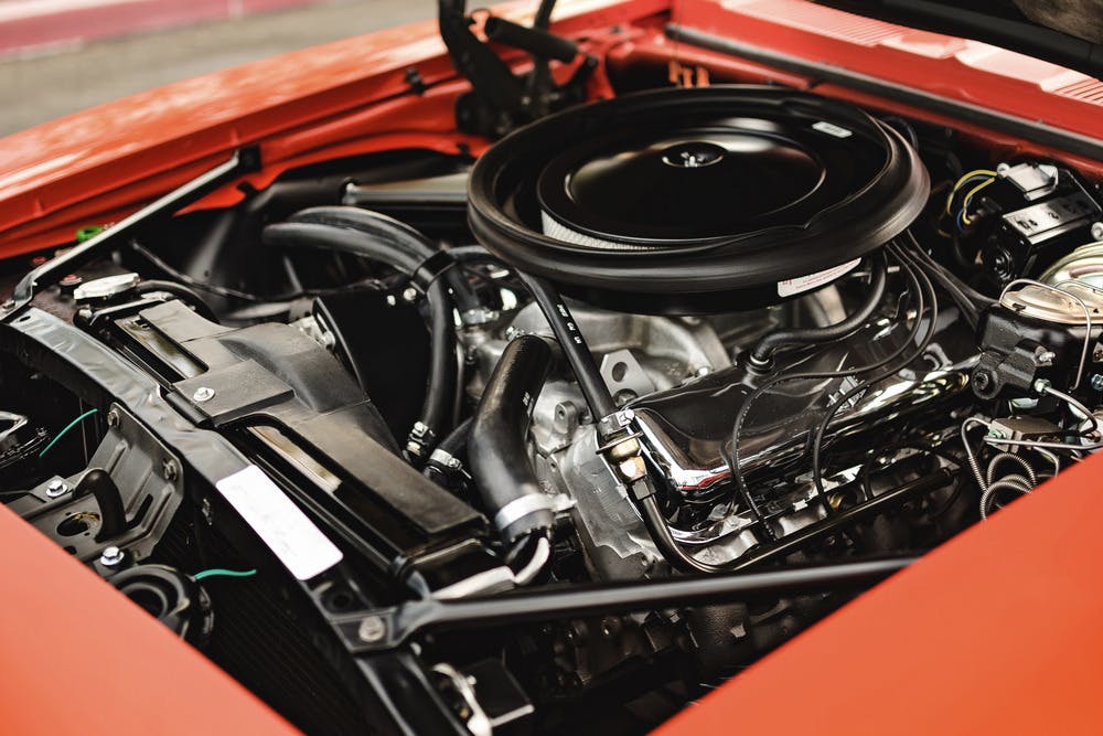 1969 Chevy Camaro ZL1 COPO engine