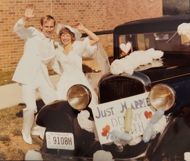 1932 Plymouth marriage car