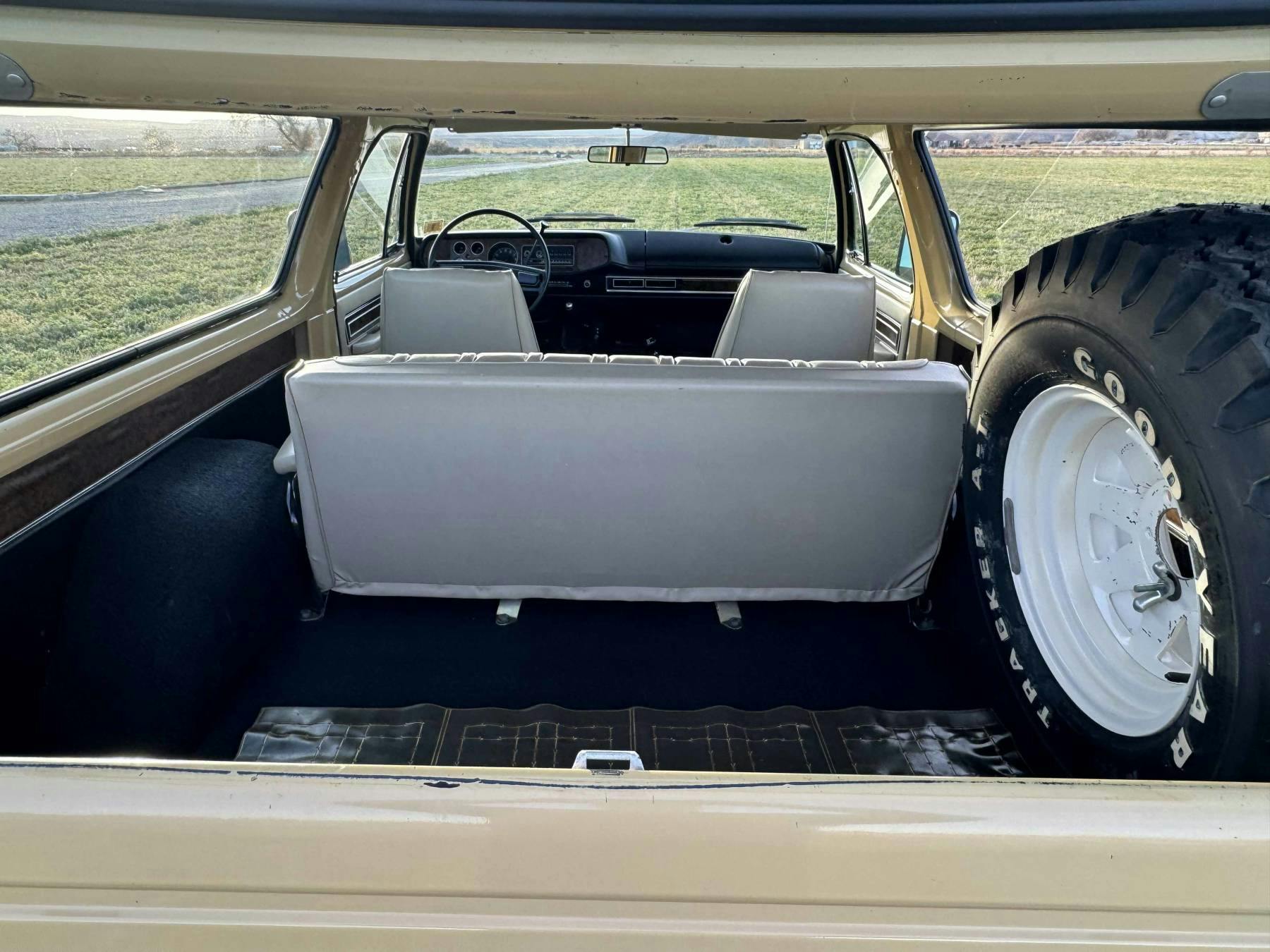 1976 Plymouth Trail Duster interior rear cargo
